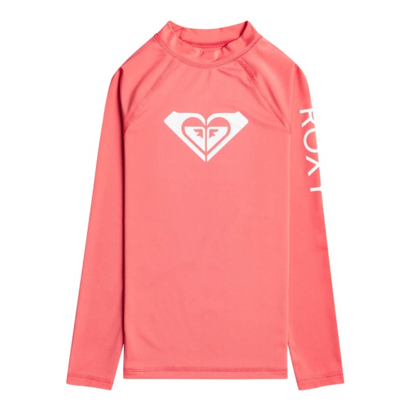 Roxy Whole Hearted LS Kinder Funktionsshirt rot