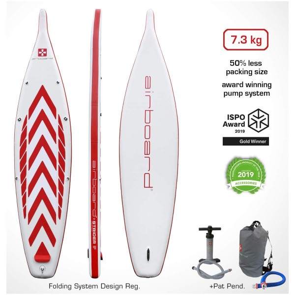 Airboard Strider Ultralight Rocket Performance 12&#039;6&quot; SUP Board 2023