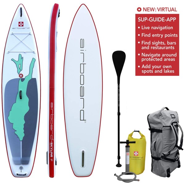 Airboard Skyline 11&#039;6&quot; Bodensee SUP Board Set 2022
