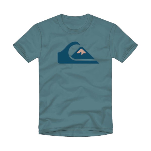 Quiksilver Comp Logo SS T-Shirt blau