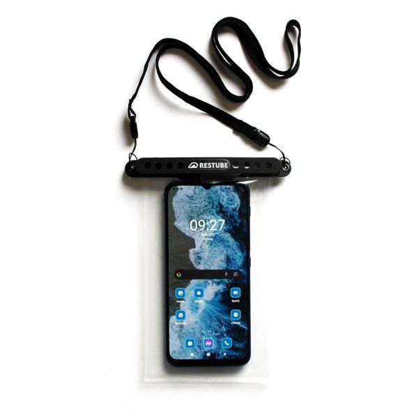 RESTUBE Waterproof Smartphone Case wasserdichte Handyhülle schwarz