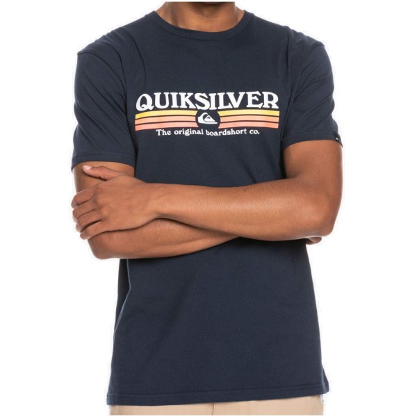 Quiksilver Lined Up T-Shirt blau