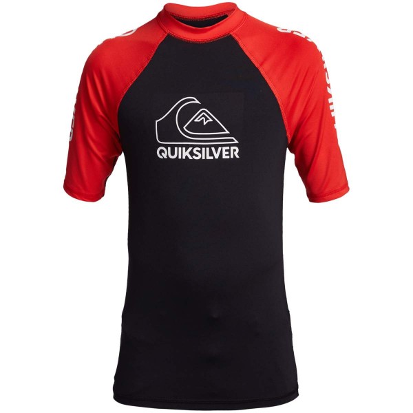 Quiksilver On Tour SS Youth Kinder Funktionsshirt schwarz rot
